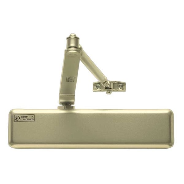 Tell Door Closer, Dark Bronze Painted, Regular Arm, Adjustable Size 1-6, Full Plastic Cover DC7016-REG-DU - main